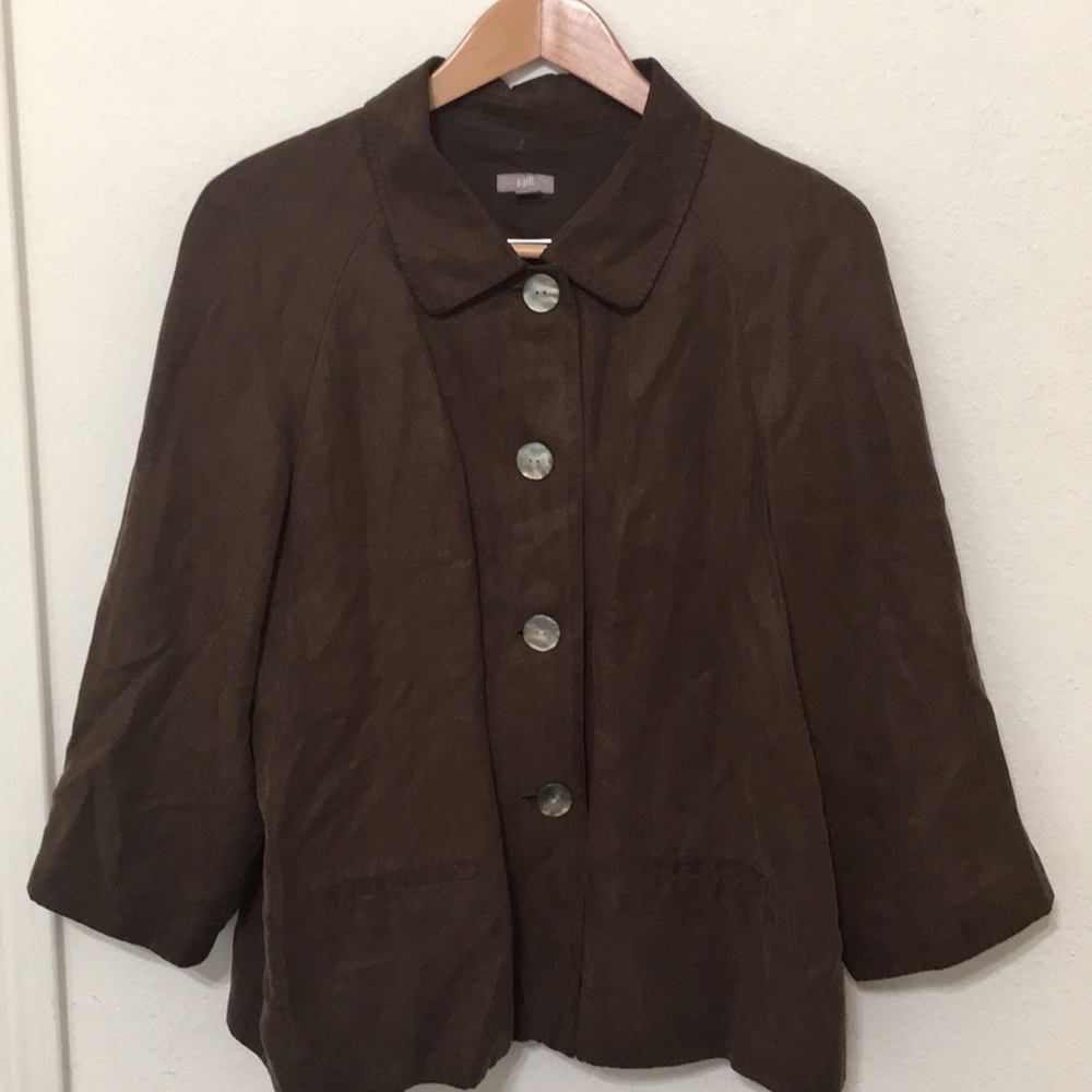 J. Jill Silk Blend Jacket size L
